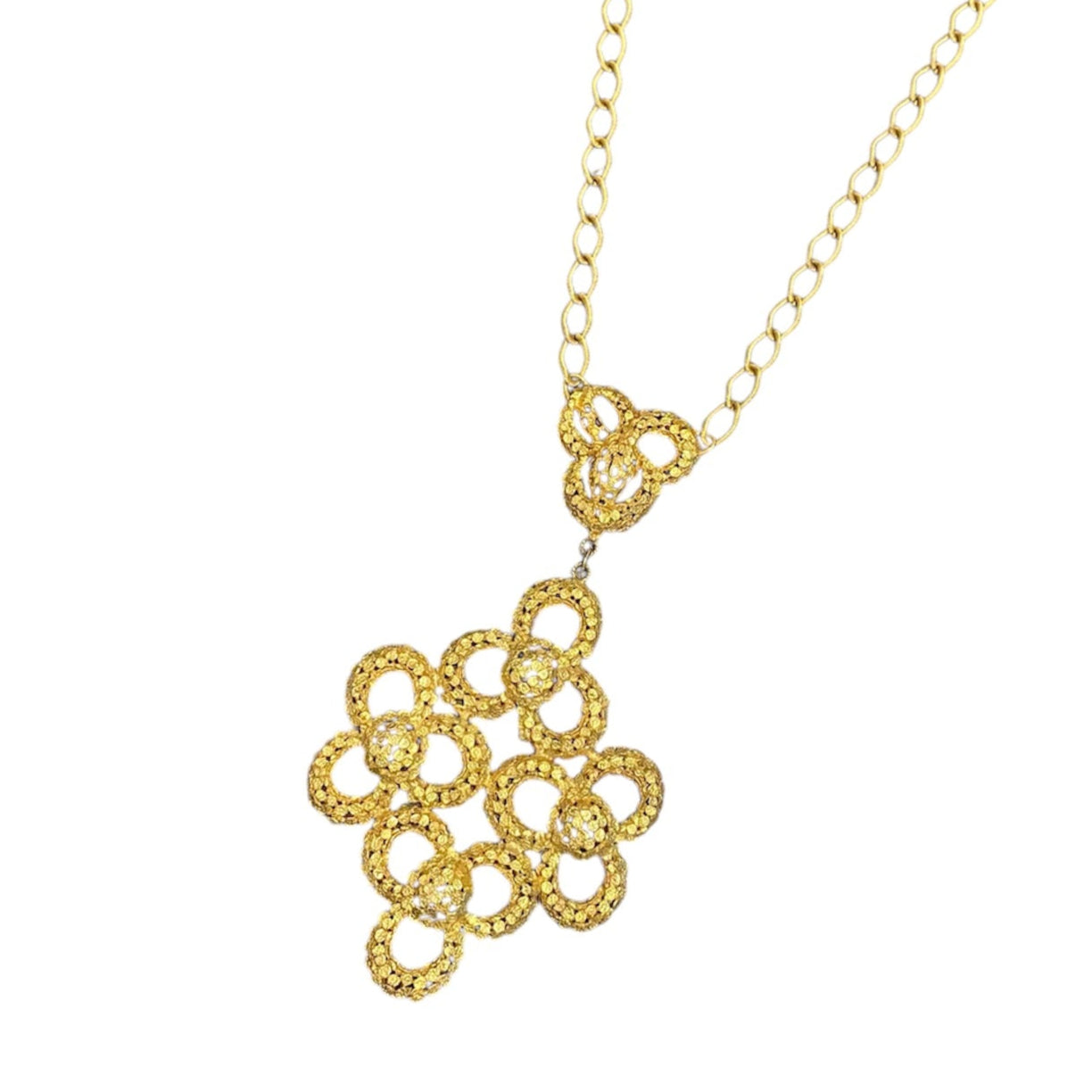 Oversized Modernist Statement Necklace