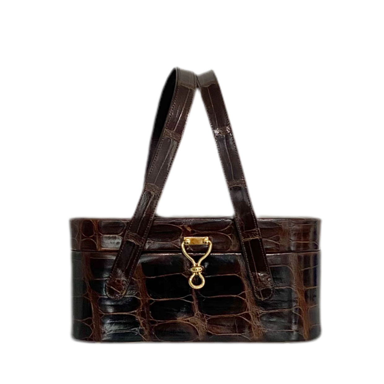 50s Genuine Alligator Box Purse