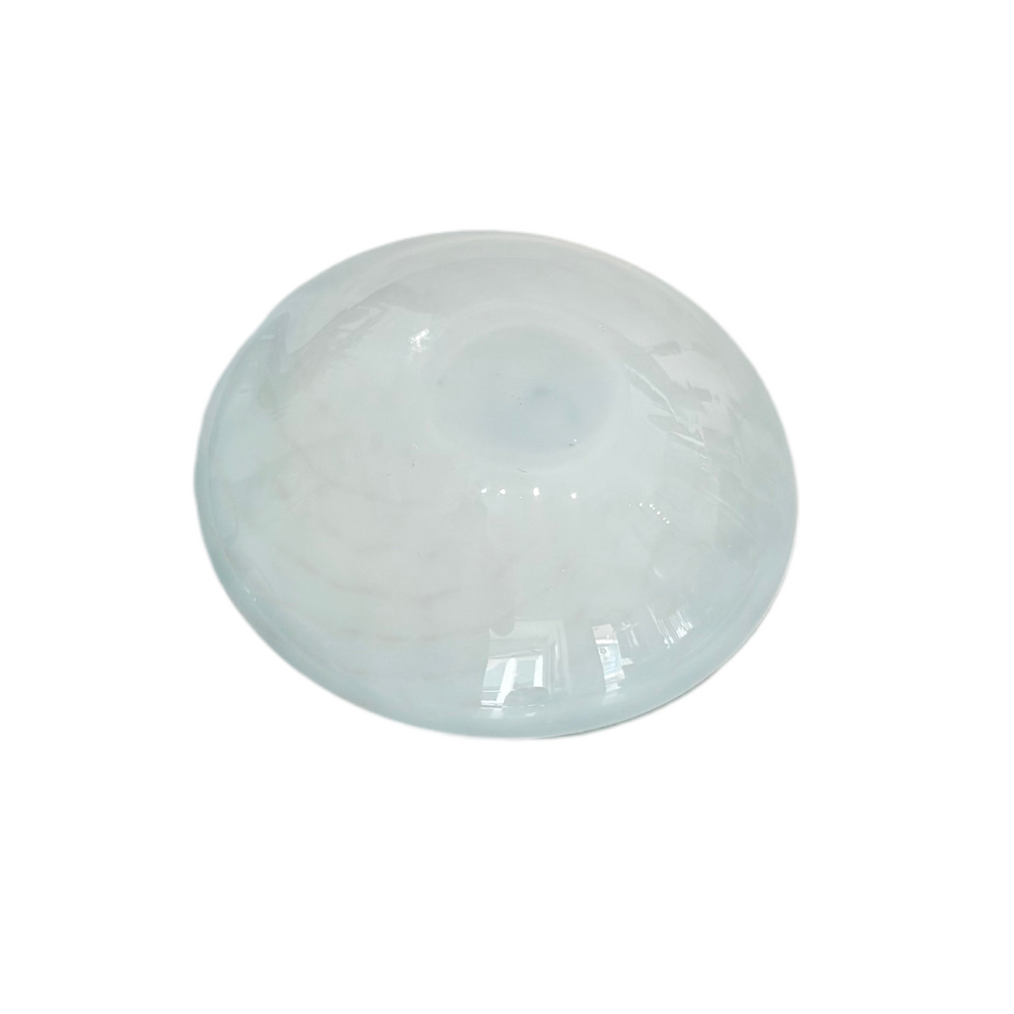 MCM Blue Swirl Murano Glass Bowl by Fratelli Toso