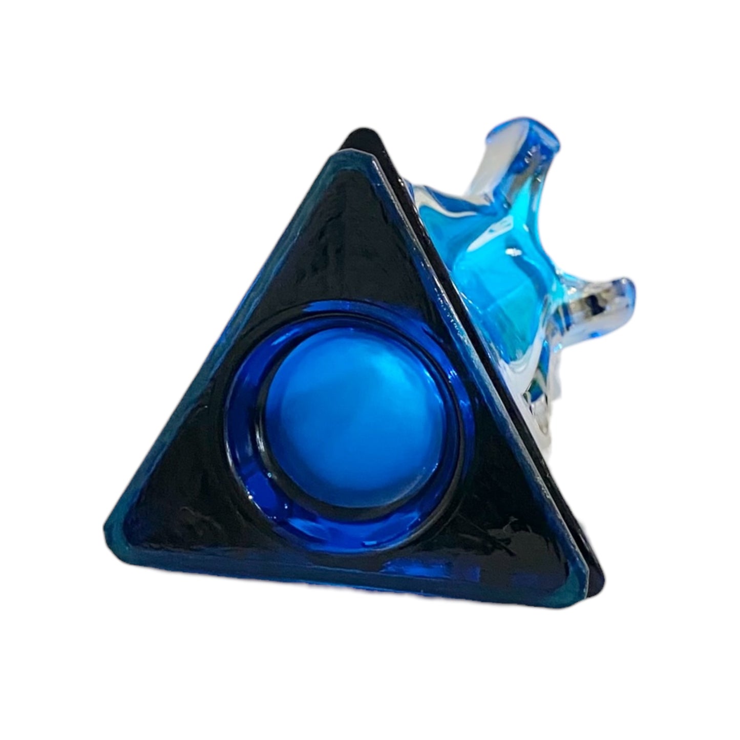 MCM Viking Three Foil Bluenique Swung Vase