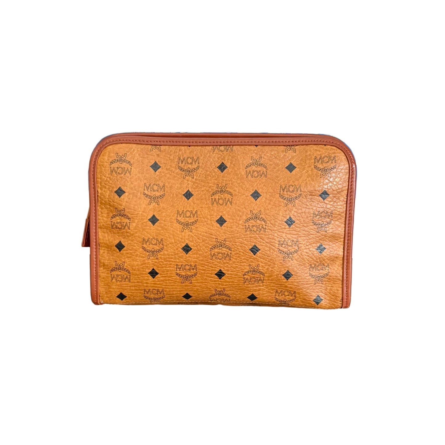 80’s MCM Portfolio Monogram Clutch Handbag