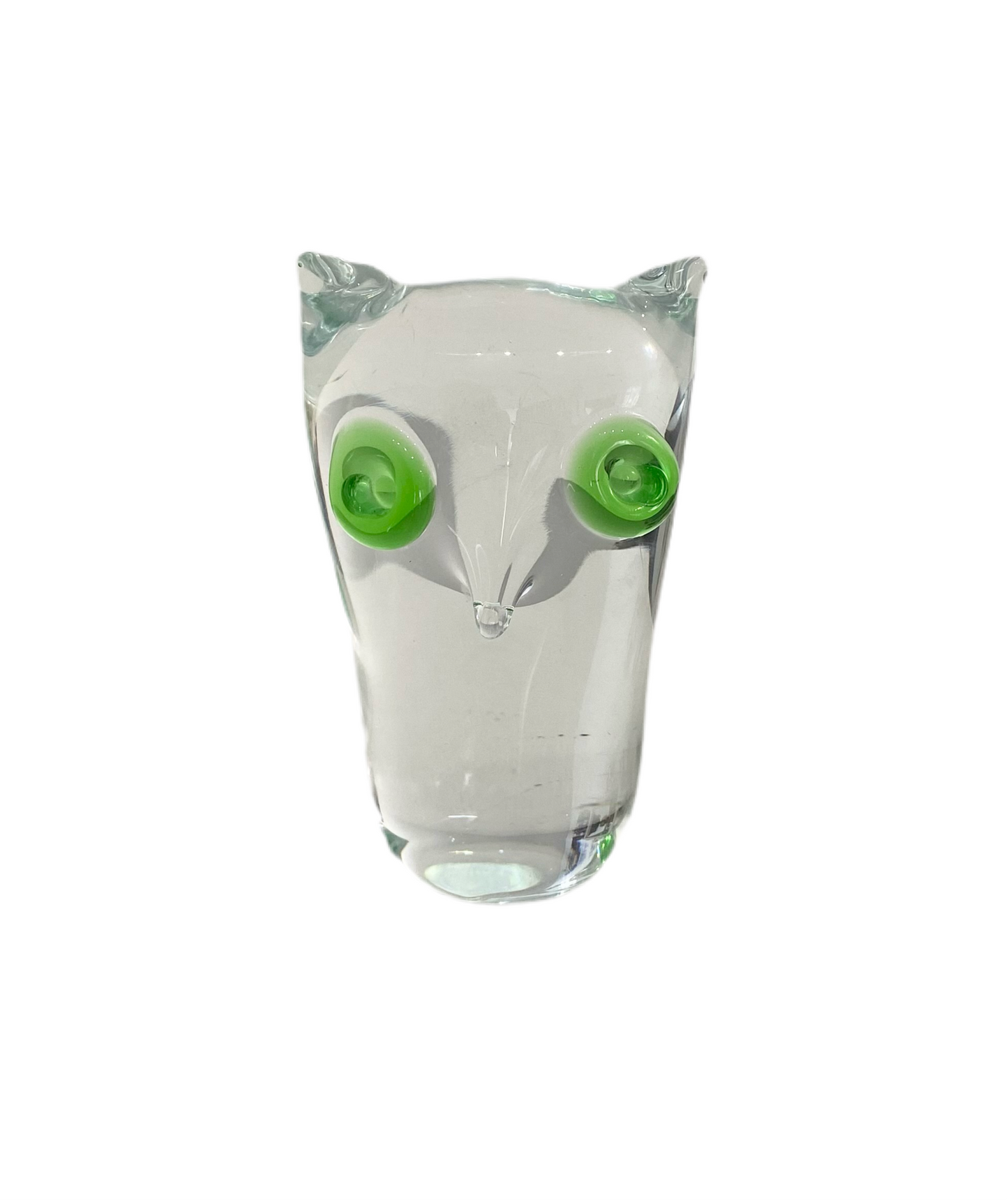 Vintage Murano Glass Owl Figurine