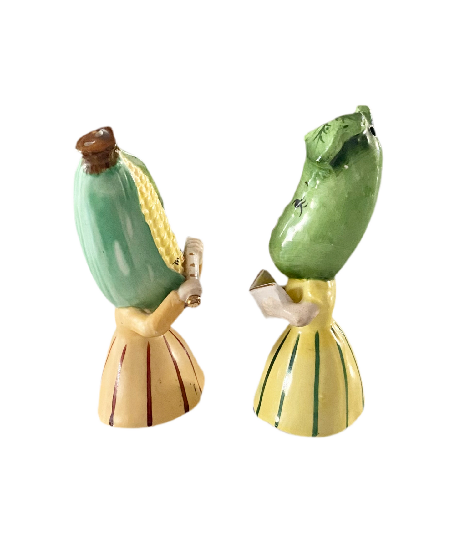 Vintage Anthropomorphic Veggie Salt and Pepper Shakers by Napco