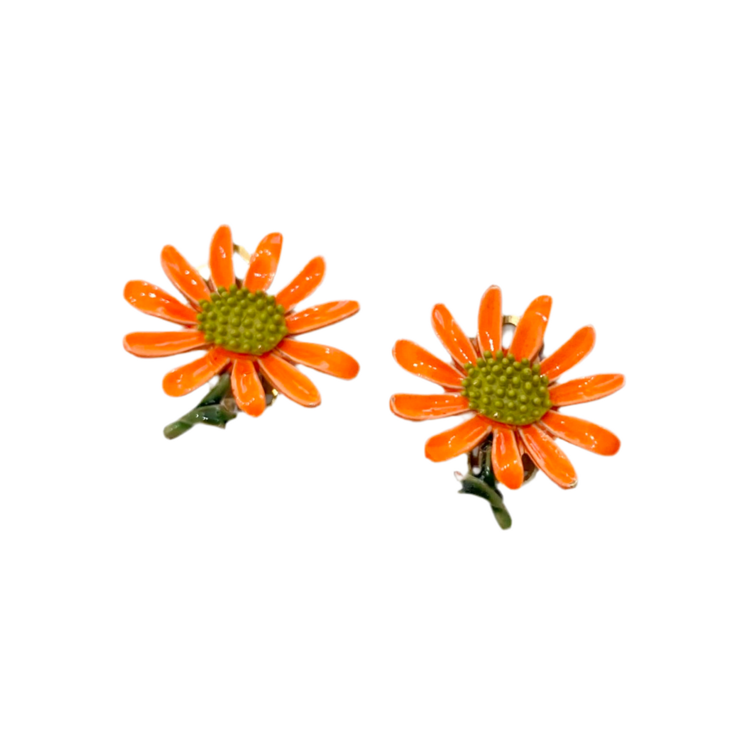 MOD Enamel Daisy Earrings