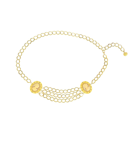 90's Cameo Chain Link Belt