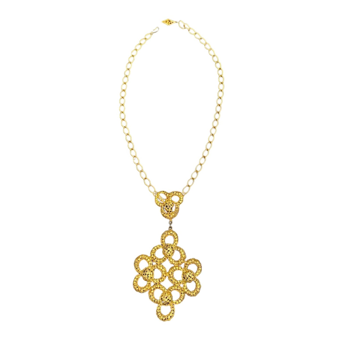Oversized Modernist Statement Necklace
