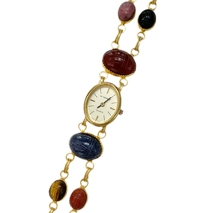 Scarab Gemstone Watch