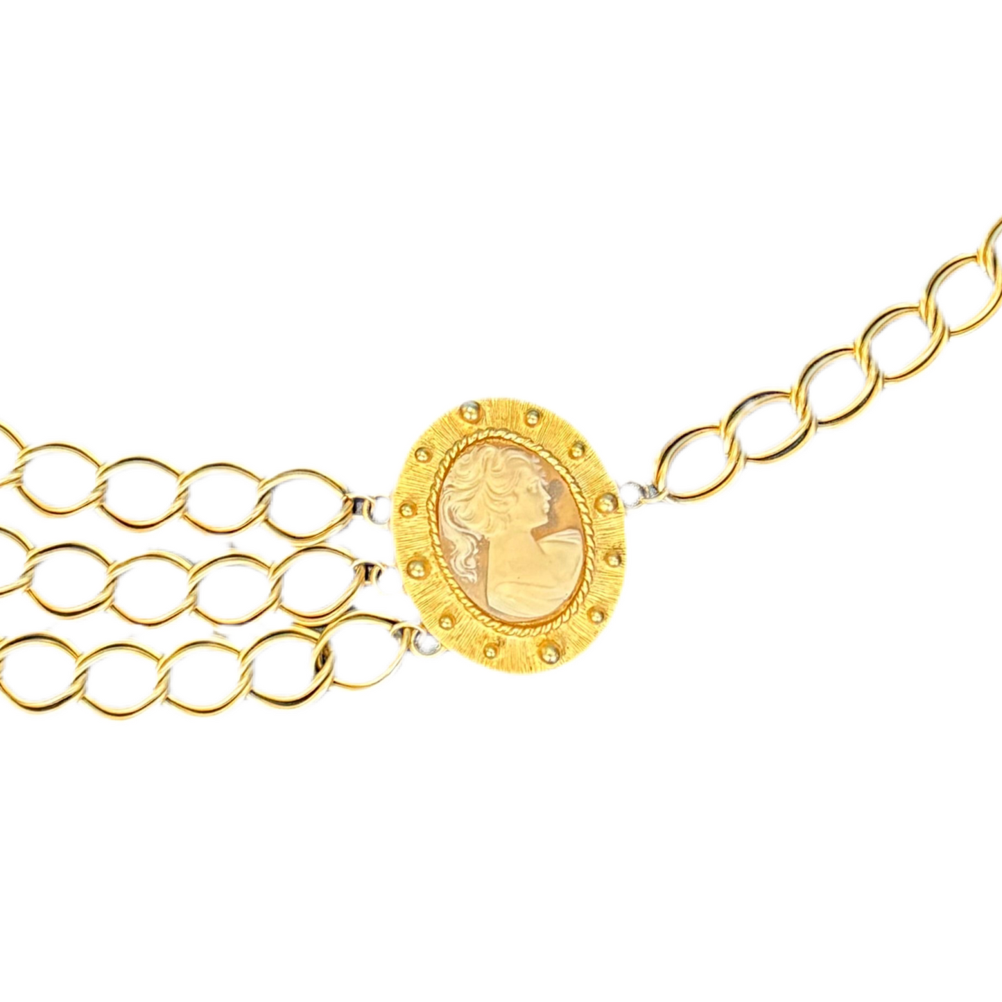 90's Cameo Chain Link Belt