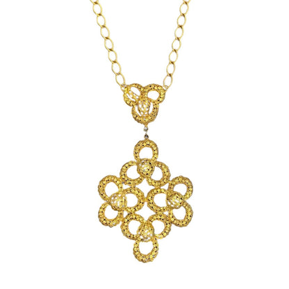 Oversized Modernist Statement Necklace
