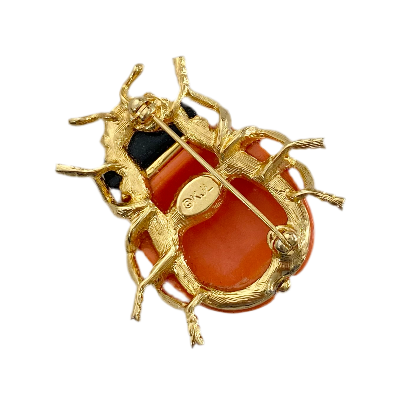 Lady Bug Brooch by Kenneth J Lane