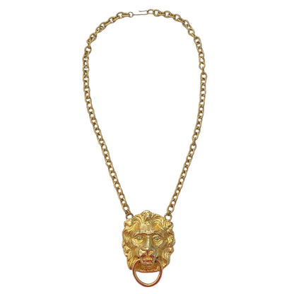 Lion Door Knocker Necklace