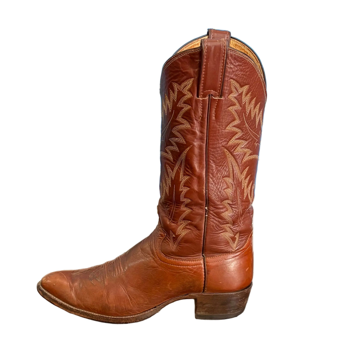 Vintage Justin Brown Cowboy Boots 8.5D