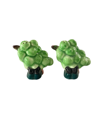 50s Anthropomorphic Grape Salt and Pepper Shakers