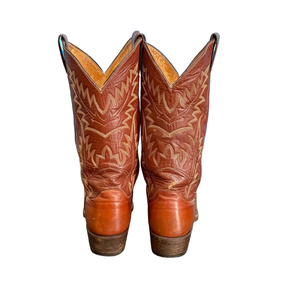 Vintage Justin Brown Cowboy Boots 8.5D