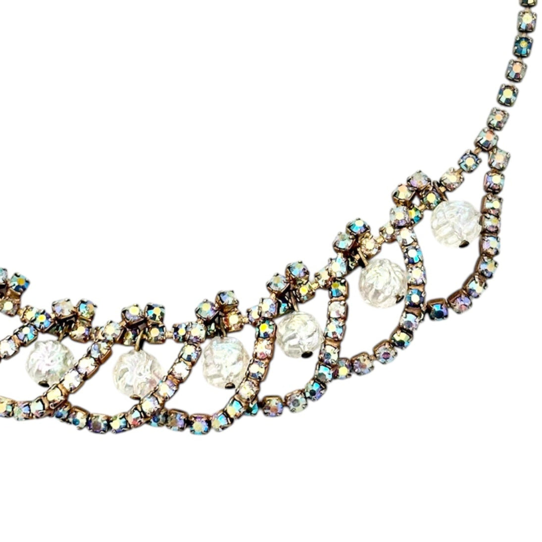 AB Rhinestone Choker Necklace